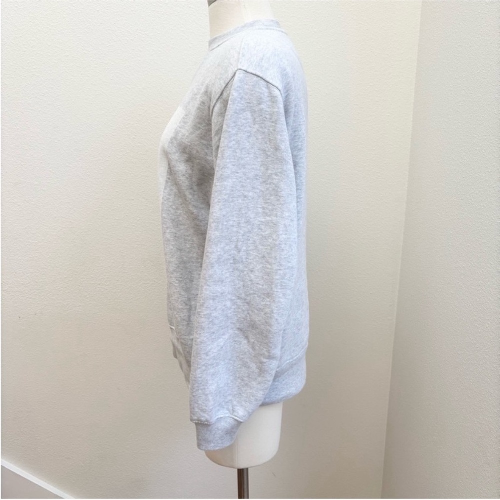 Anine Bing Ramona Graphic Sweatshirt Designer Kate Moss Rare Black Gray Size Xs - Picture 7 of 11